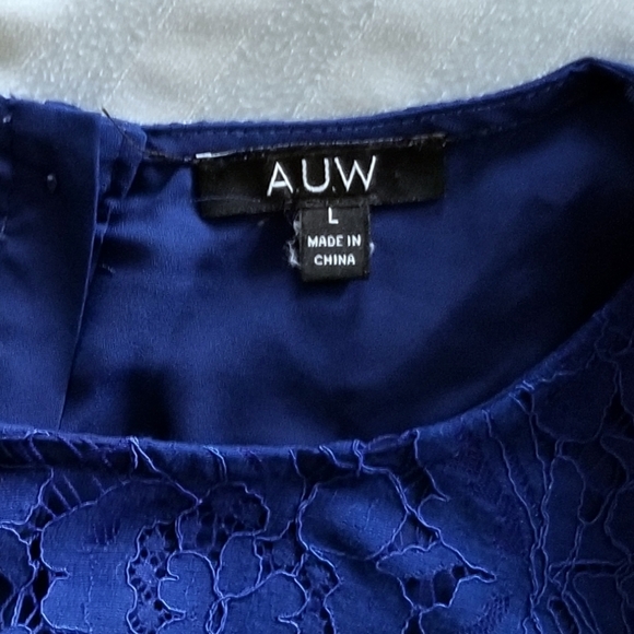 AUW L lace overlay top - Picture 9 of 10